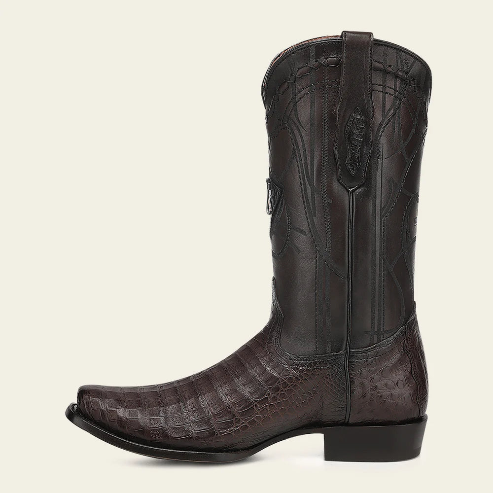 1J1NFY - Cuadra chocolate dress cowboy caiman boots for men