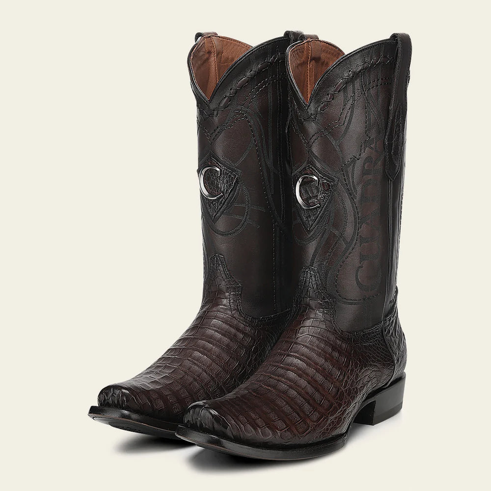 1J1NFY - Cuadra chocolate dress cowboy caiman boots for men