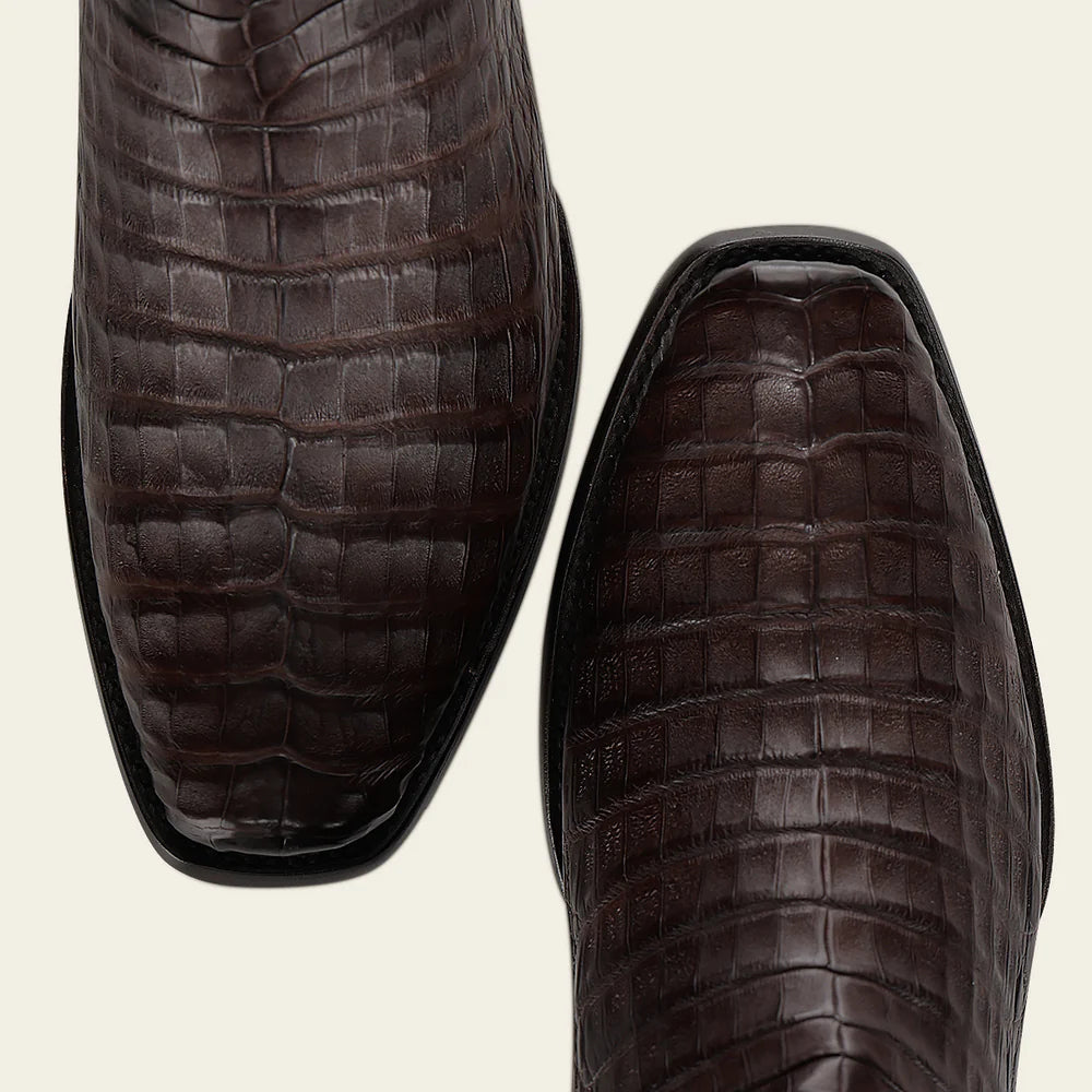 1J1NFY - Cuadra chocolate dress cowboy caiman boots for men