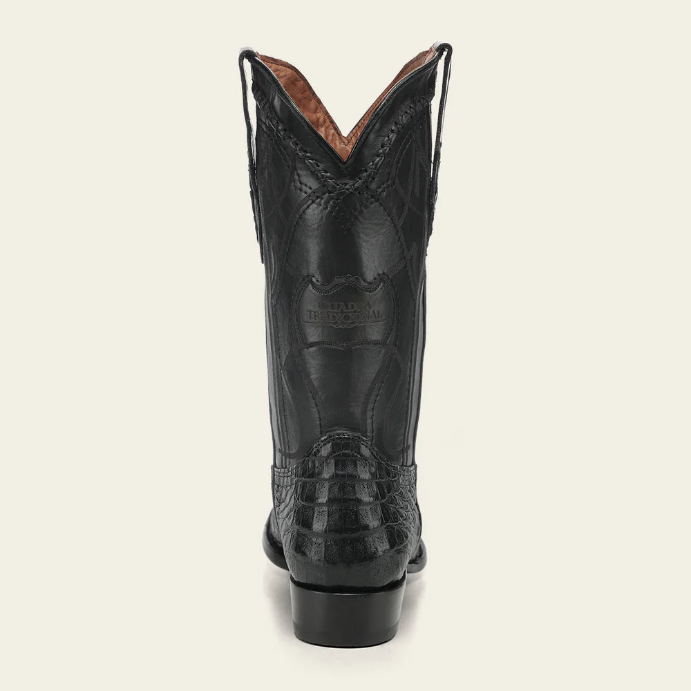 1J1NFY - Cuadra black dress cowboy caiman boots for men