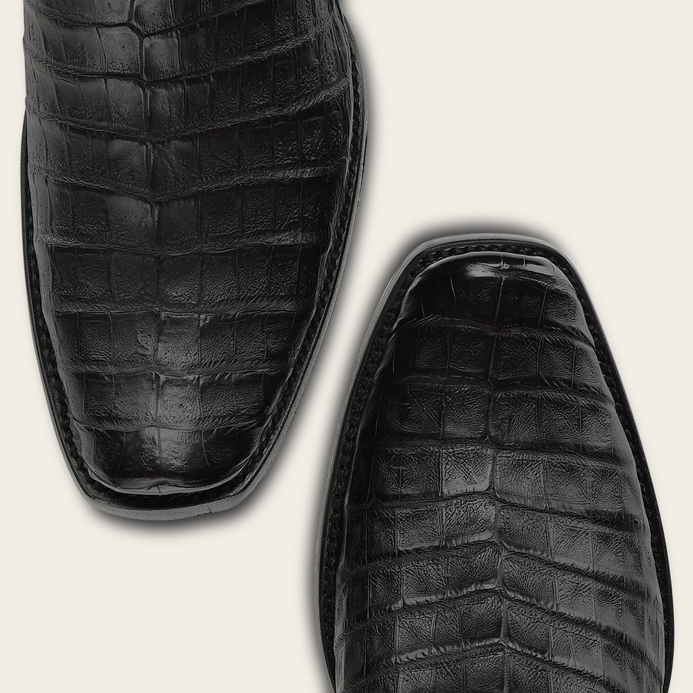 1J1NFY - Cuadra black dress cowboy caiman boots for men