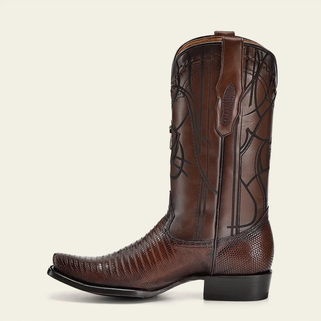 1J1NLT - Cuadra honey western cowboy lizard leather boots for men-Cuadra / Kuet