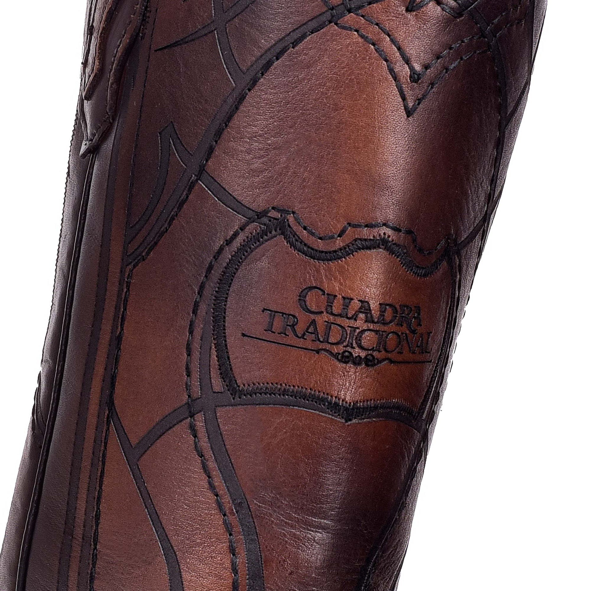 1J1NRS - Cuadra brown western cowboy cowhide leather boots for men-Kuet.us