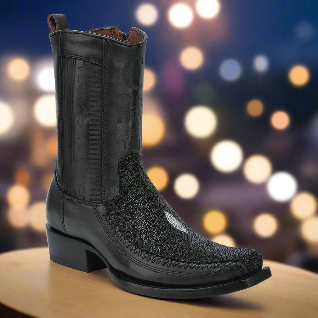 Cuadra Boots Stingray Black CU783 7