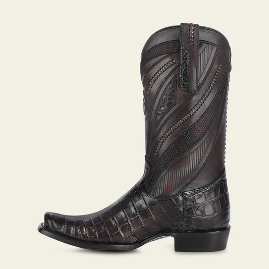 1J2WAL - Cuadra chocolate dress cowboy boots for men