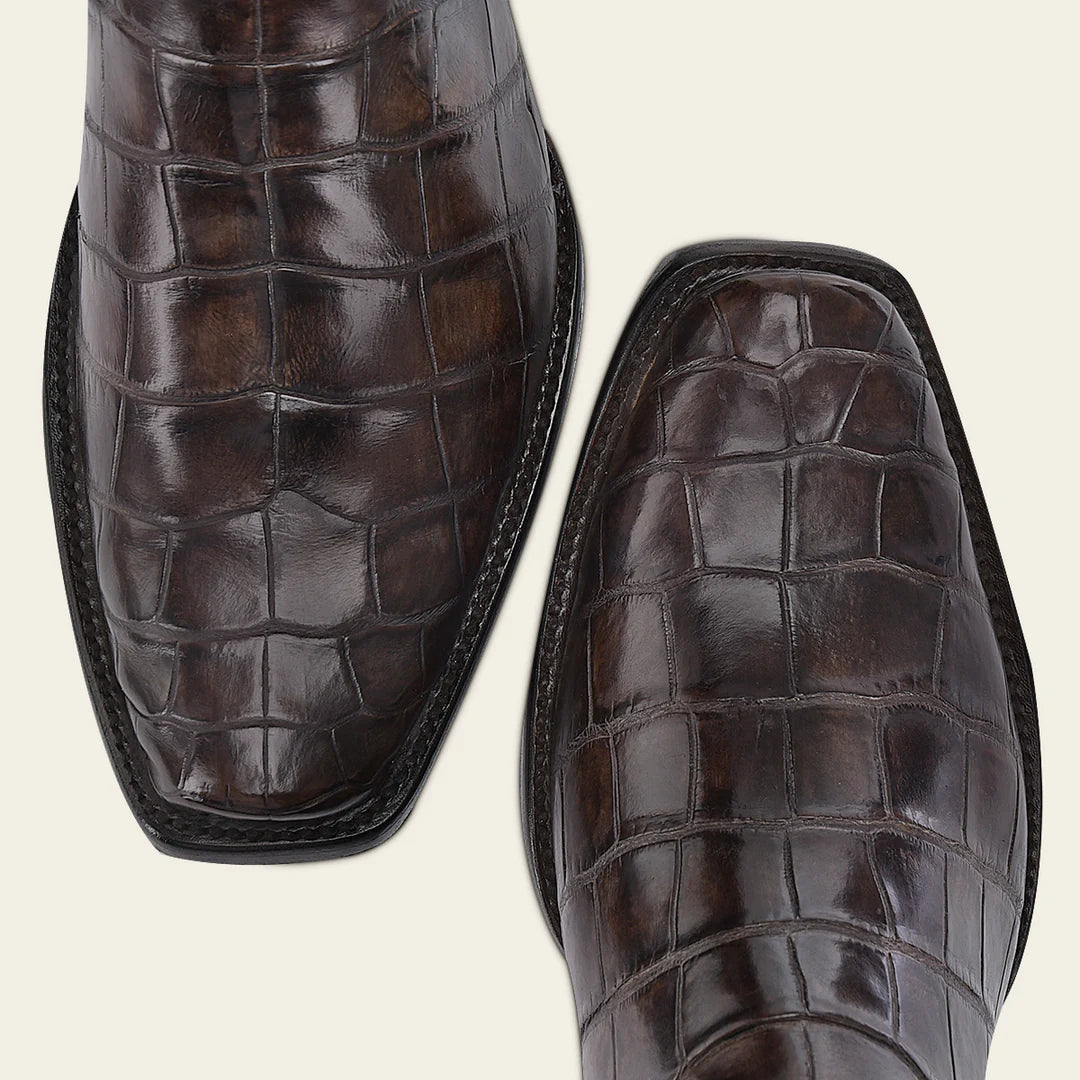 1J2WAL - Cuadra chocolate dress cowboy boots for men