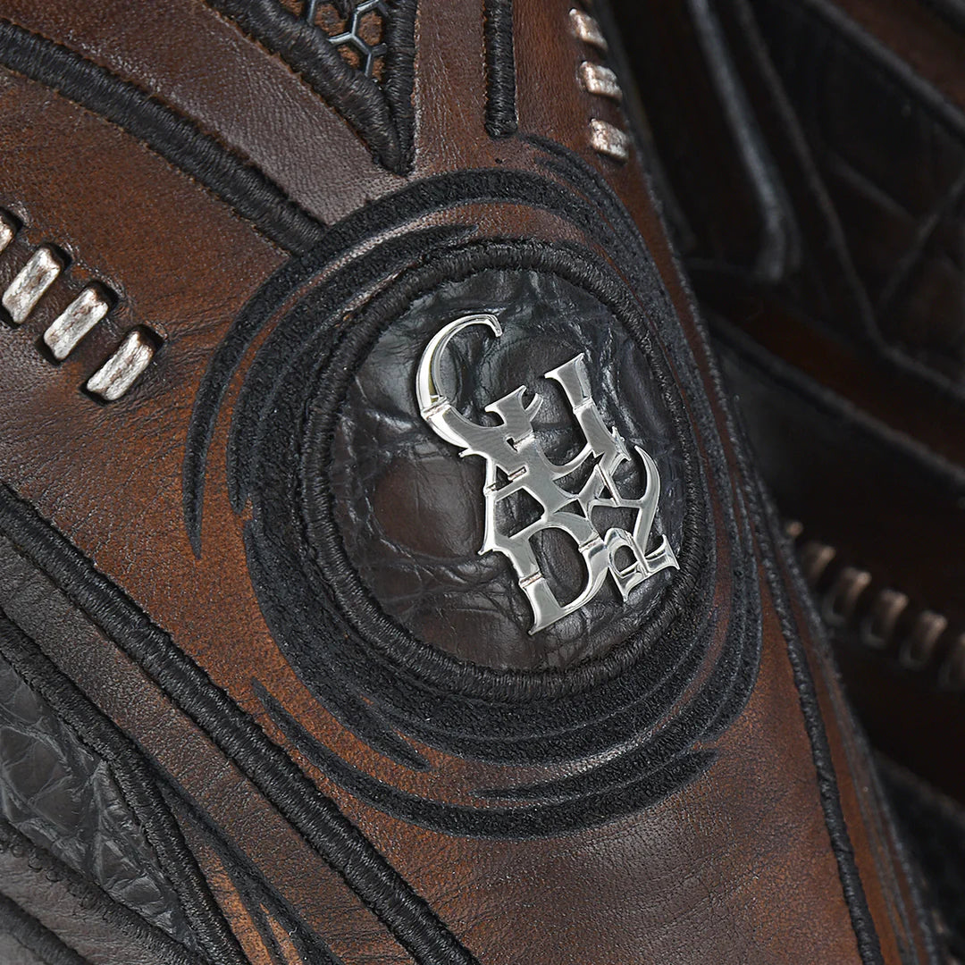 1J2WAL - Cuadra chocolate dress cowboy boots for men