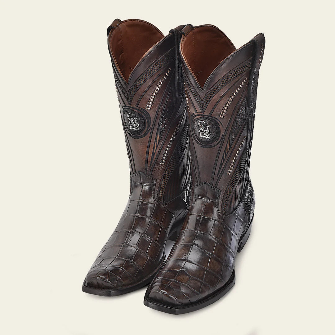 1J2WAL - Cuadra chocolate dress cowboy boots for men