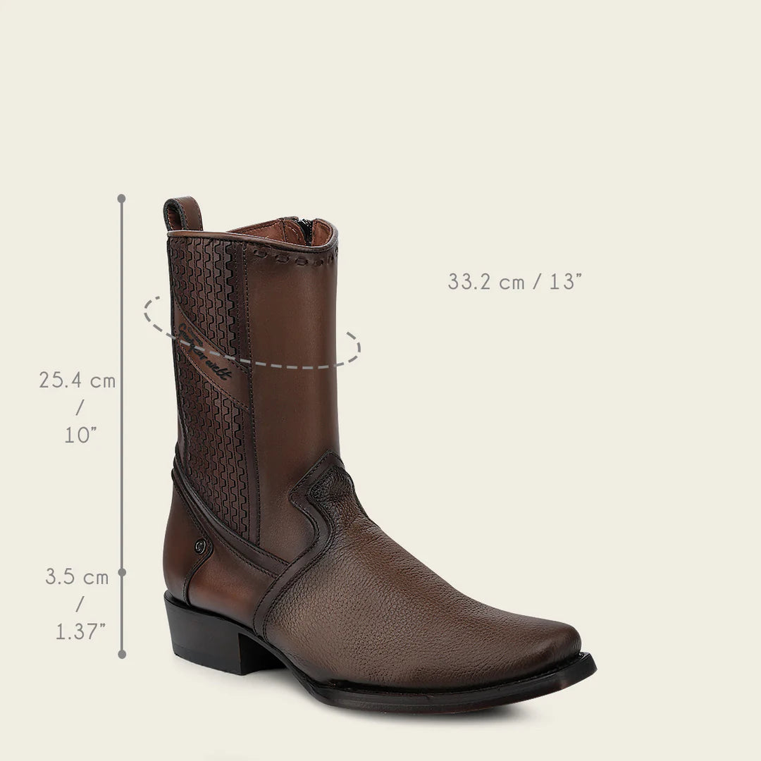1J3FRS - Cuadra honey dress cowboy cowhide boots for men