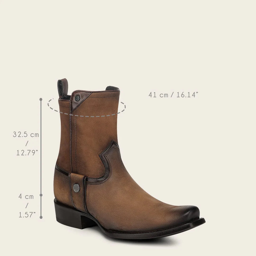 1J3SRS - Cuadra Honey Dress Cowboy Cowhide Leather Boots for Men