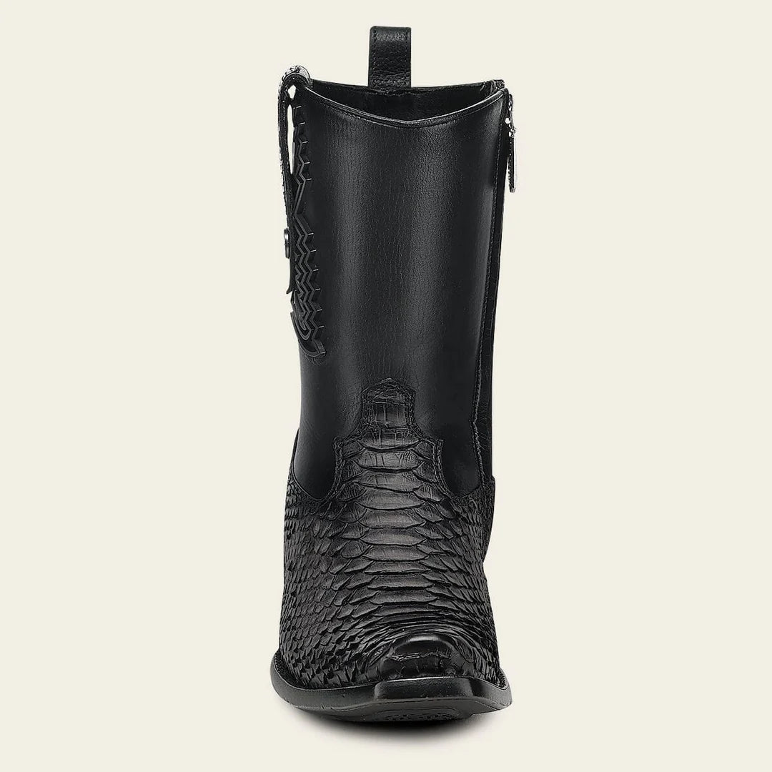1J3TPH - Cuadra Gray Western Cowboy Python Skin Boots for Men