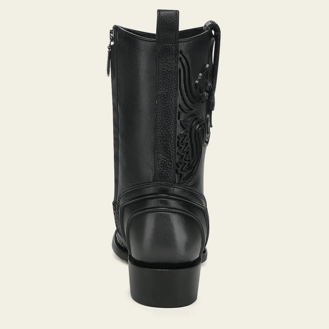 1J3TPH - Cuadra Gray Western Cowboy Python Skin Boots for Men