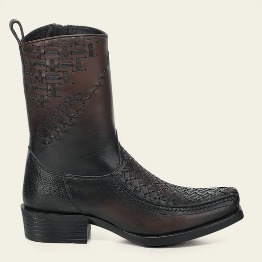 1J3WRS - Cuadra Chocolate Dress Cowboy Cowhide Leather Boots for Men
