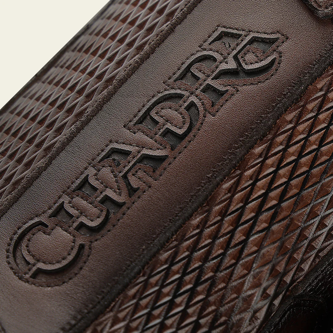 1J4HVE - Cuadra honey dress cowboy deer leather boots for men