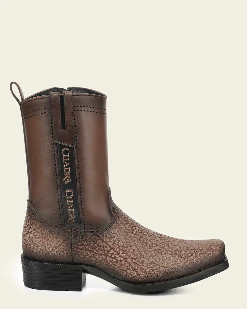 1J4KBN - Cuadra Honey Dress Cowboy Bison Leather Boots for Men