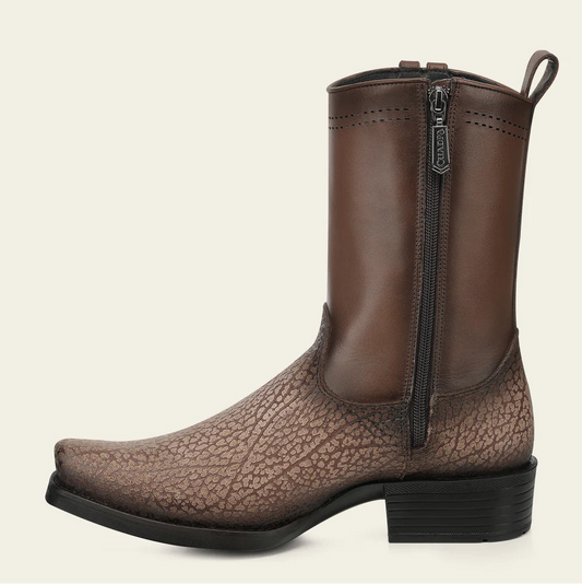 1J4KBN - Cuadra Honey Dress Cowboy Bison Leather Boots for Men