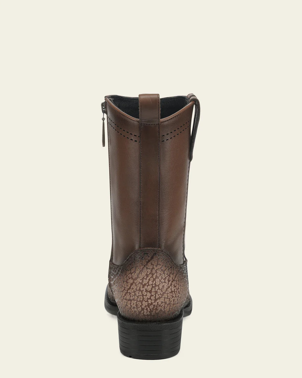 1J4KBN - Cuadra Honey Dress Cowboy Bison Leather Boots for Men