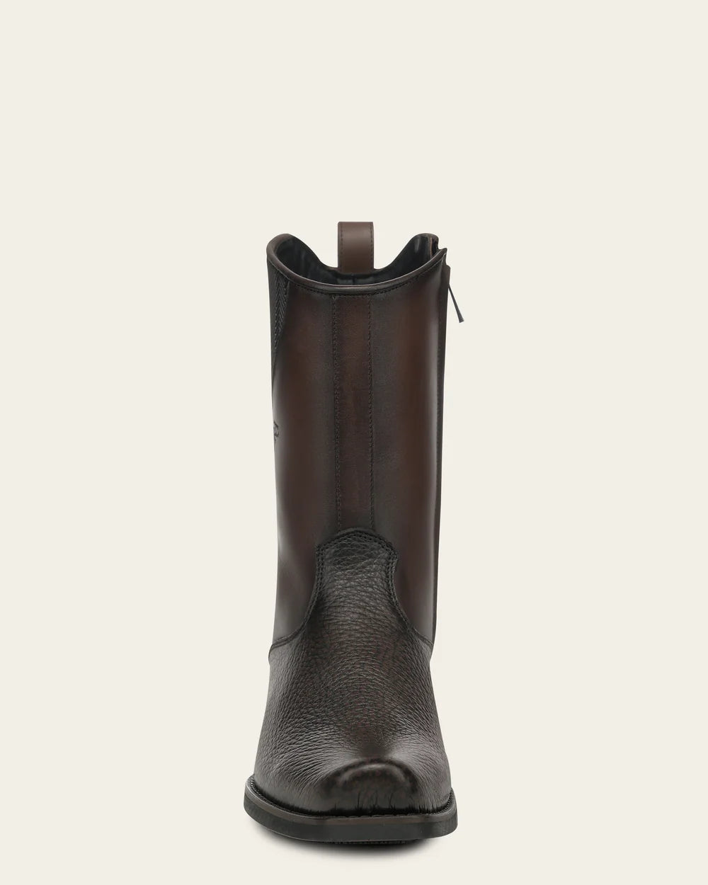 1J4MBN - Cuadra brown casual fashion bison leather zip mid-calf boots for men