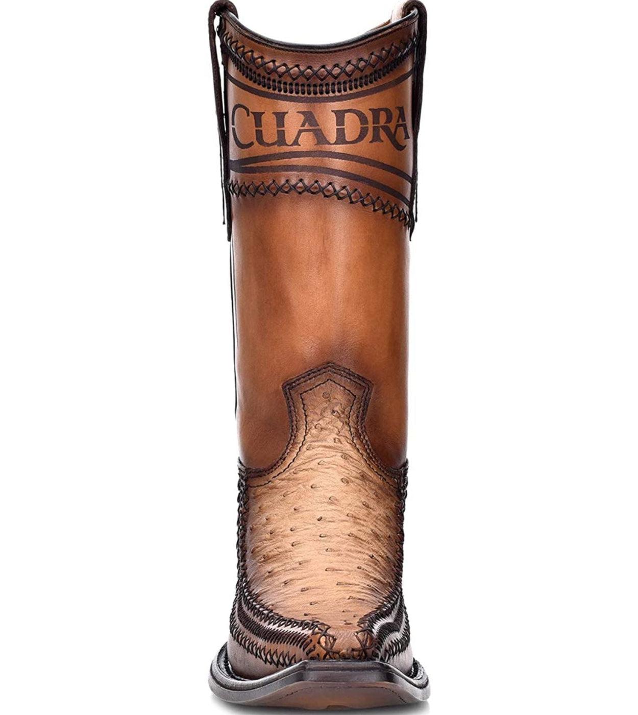 1B1AA1 - Cuadra orix casual fashion cowboy ostrich leather boots for men-CUADRA-Kuet-Cuadra-Boots