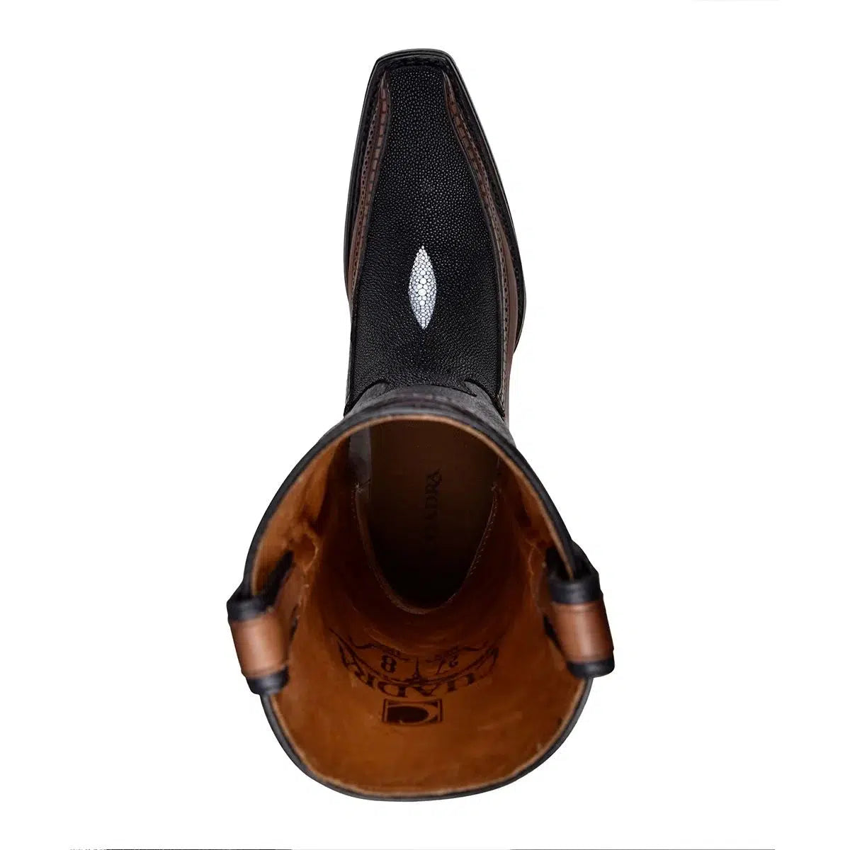 1B1DMA - Cuadra black and brown casual cowboy stingray boots for men-CUADRA-Kuet-Cuadra-Boots