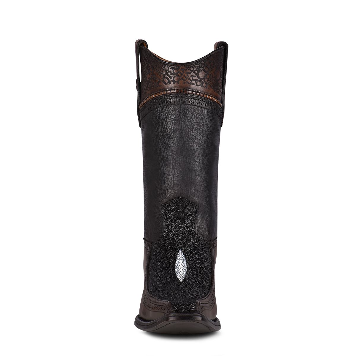 1B1DMA - Cuadra black and brown casual cowboy stingray boots for men-CUADRA-Kuet-Cuadra-Boots