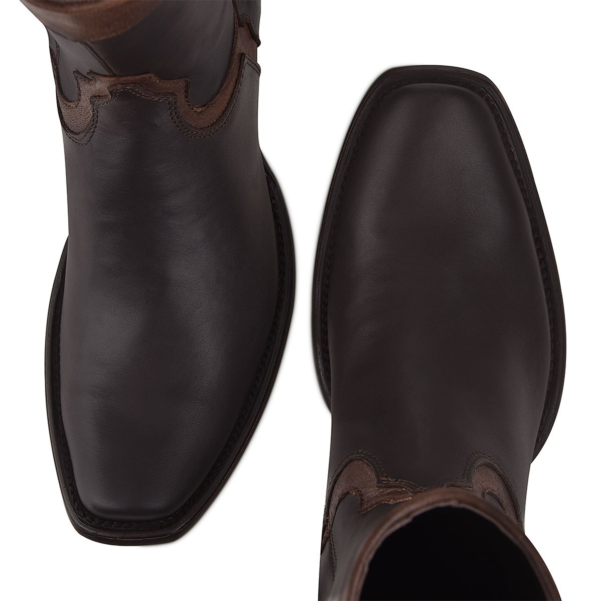 1J06MK - Cuadra mocha casual fashion cowhide leather ankle boots for men-CUADRA-Kuet-Cuadra-Boots