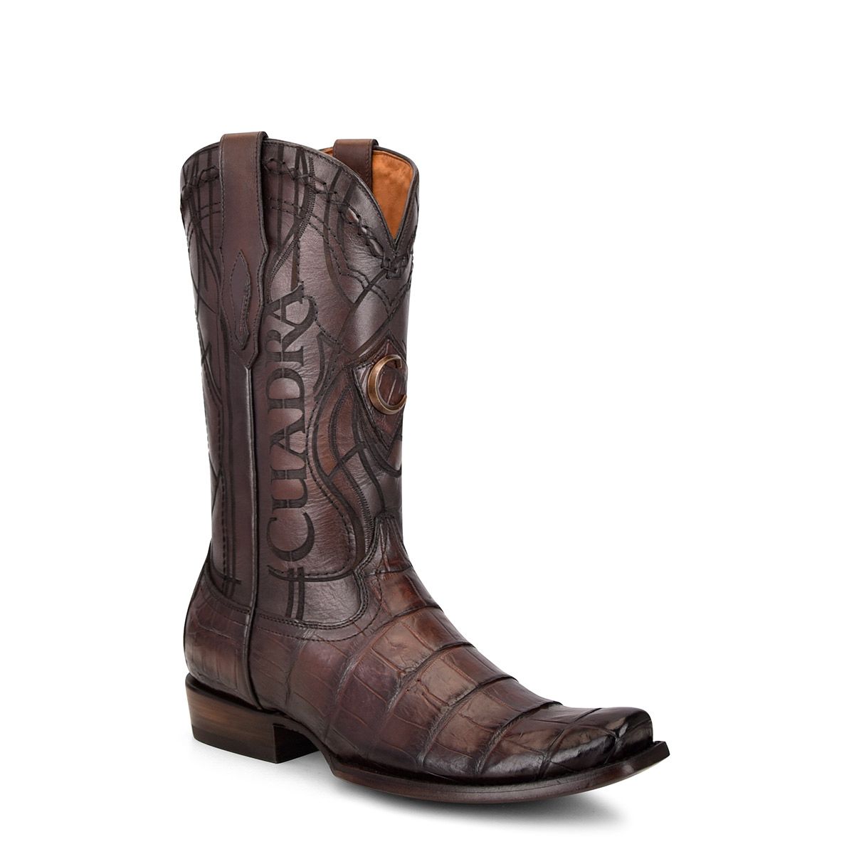 1J1NAL - Cuadra honey dress cowboy exotic alligator leather boots for men-Kuet.us