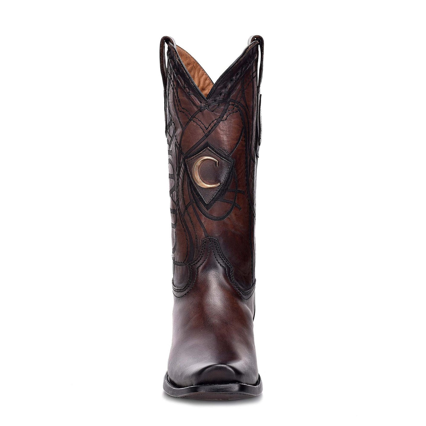 1J1NRS - Cuadra brown western cowboy cowhide leather boots for men-Kuet.us