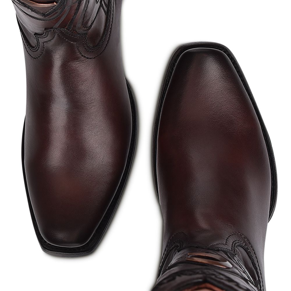 1J1NRS - Cuadra brown western cowboy cowhide leather boots for men-CUADRA-Kuet-Cuadra-Boots