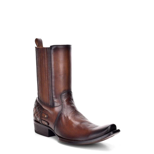 1J1VRS - Cuadra honey casual fashion cowboy chelsea leather booties for men-CUADRA-Kuet-Cuadra-Boots