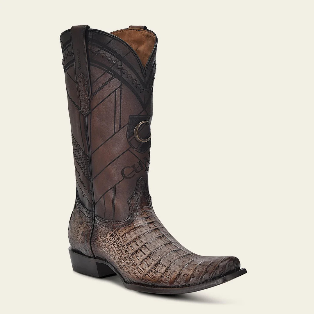 1J2FFY - Cuadra chocolate dress cowboy exotic boots for men