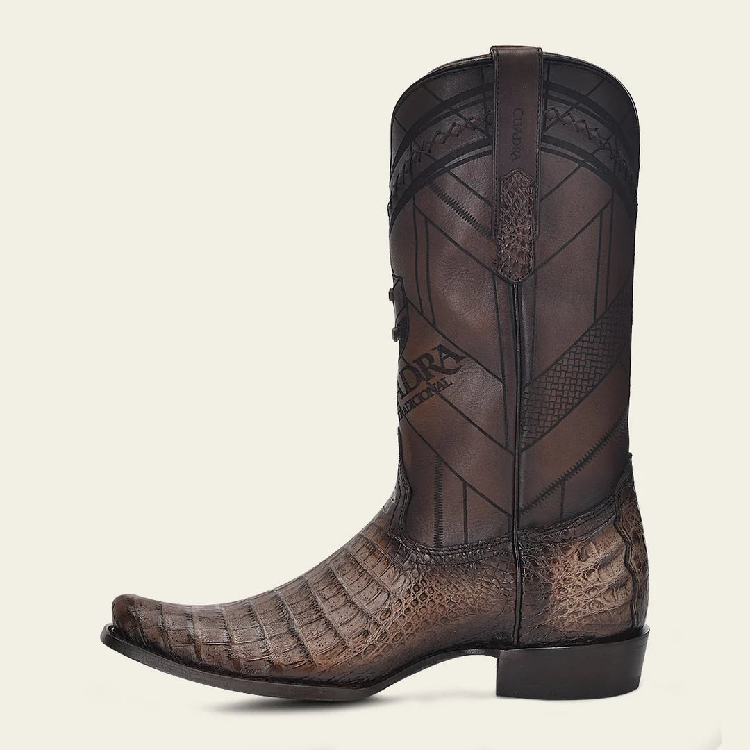 1J2FFY - Cuadra chocolate dress cowboy exotic boots for men