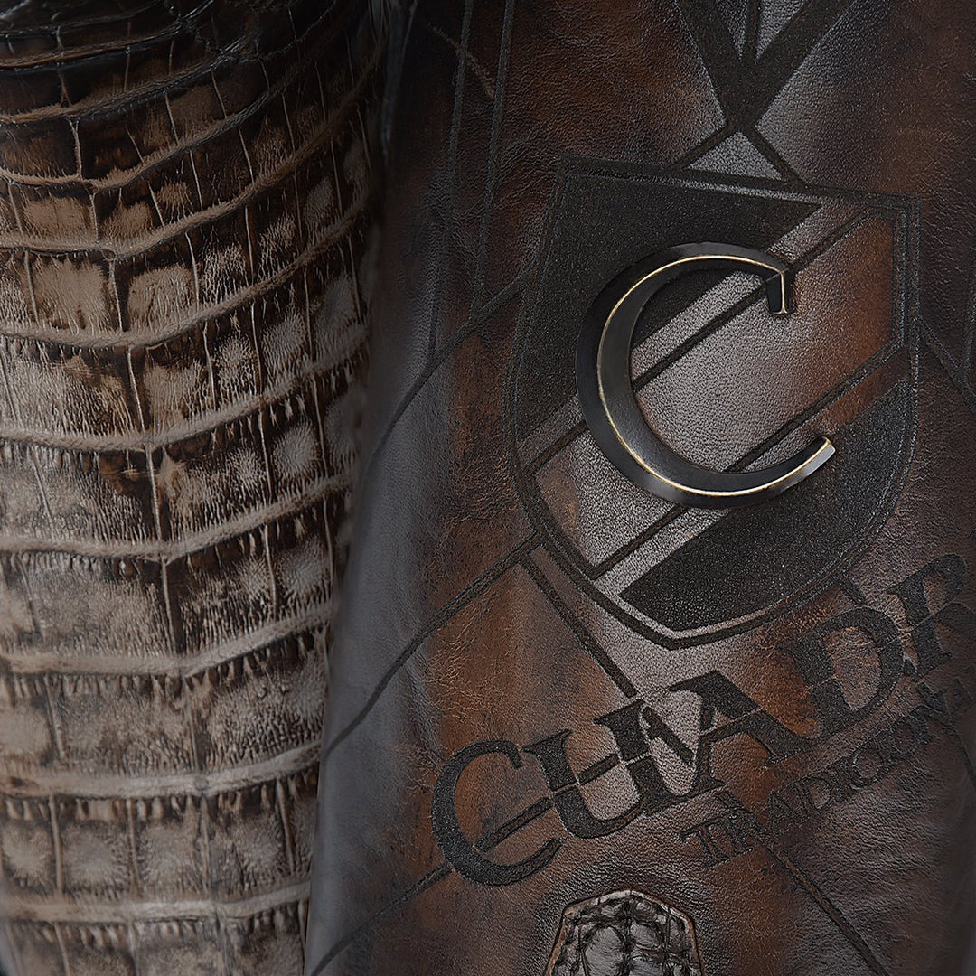 1J2FFY - Cuadra chocolate dress cowboy exotic boots for men