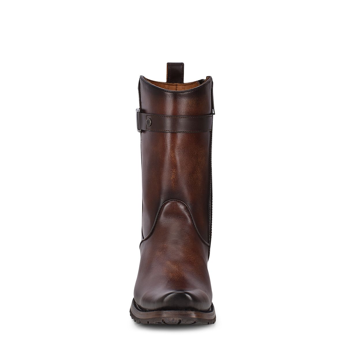 1J2JRS - Cuadra brown casual cowboy genuine cowhide leather boots for men-CUADRA-Kuet-Cuadra-Boots