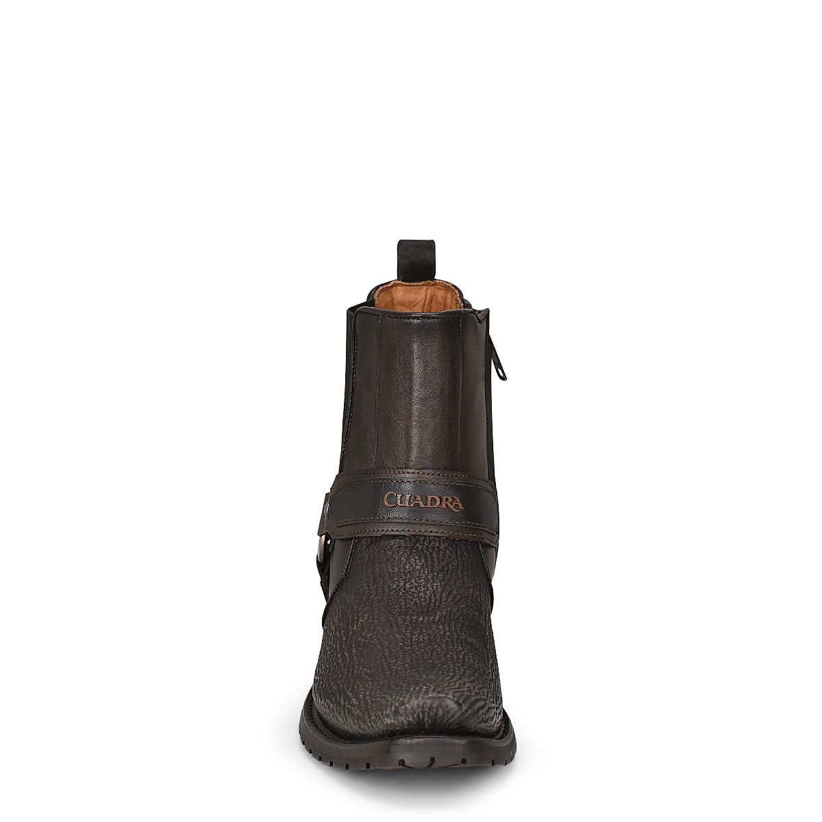 1J2LTI - Cuadra black fashion cowboy shark ankle boots for men.-CUADRA-Kuet-Cuadra-Boots