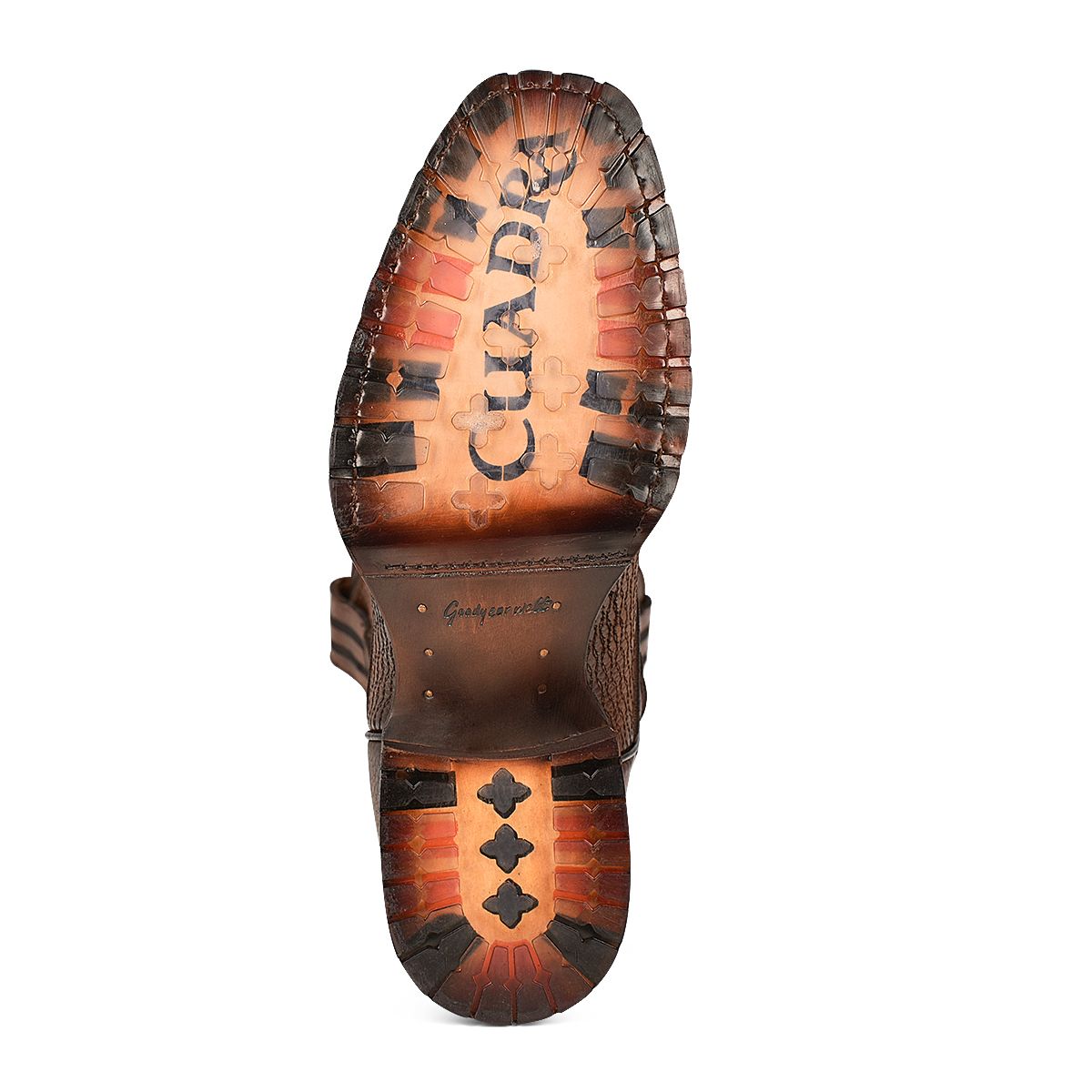 1J2MRS - Cuadra brown casual cowboy cowhide leather boots for men-Kuet.us