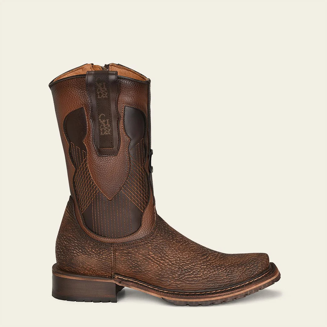 Cuadra tobacco casual cowboy shark boots for men