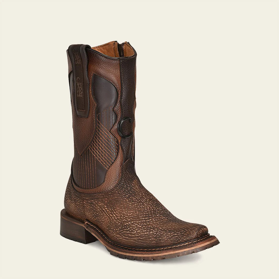 Cuadra tobacco casual cowboy shark boots for men