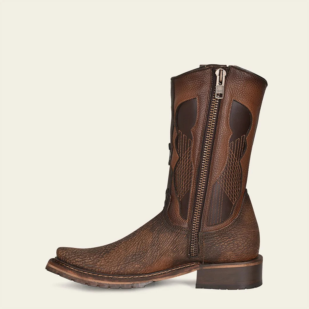 Cuadra tobacco casual cowboy shark boots for men