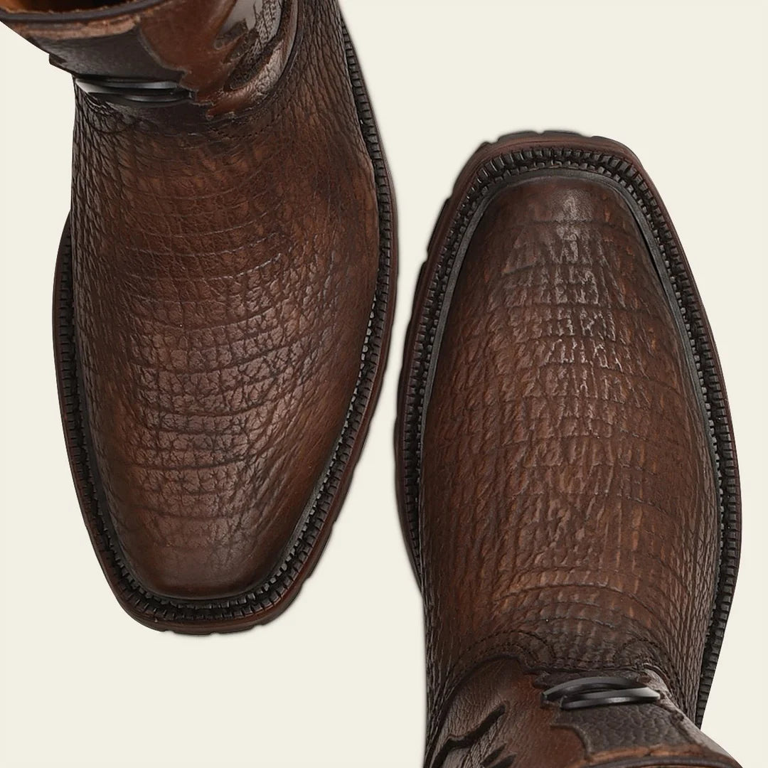 Cuadra tobacco casual cowboy shark boots for men