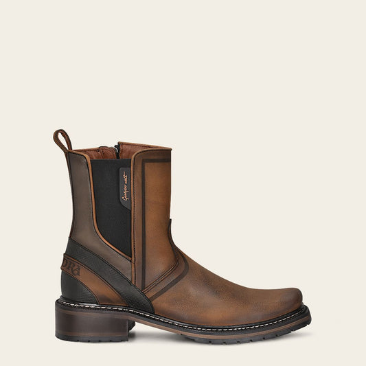 1J2ORS - Cuadra brown casual fashion cowhide boots for men.-CUADRA-Kuet-Cuadra-Boots