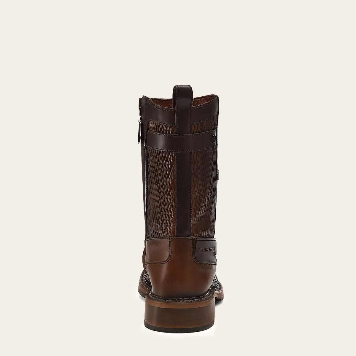 1J2VPH - Cuadra almond cowboy python skin zip boots for men