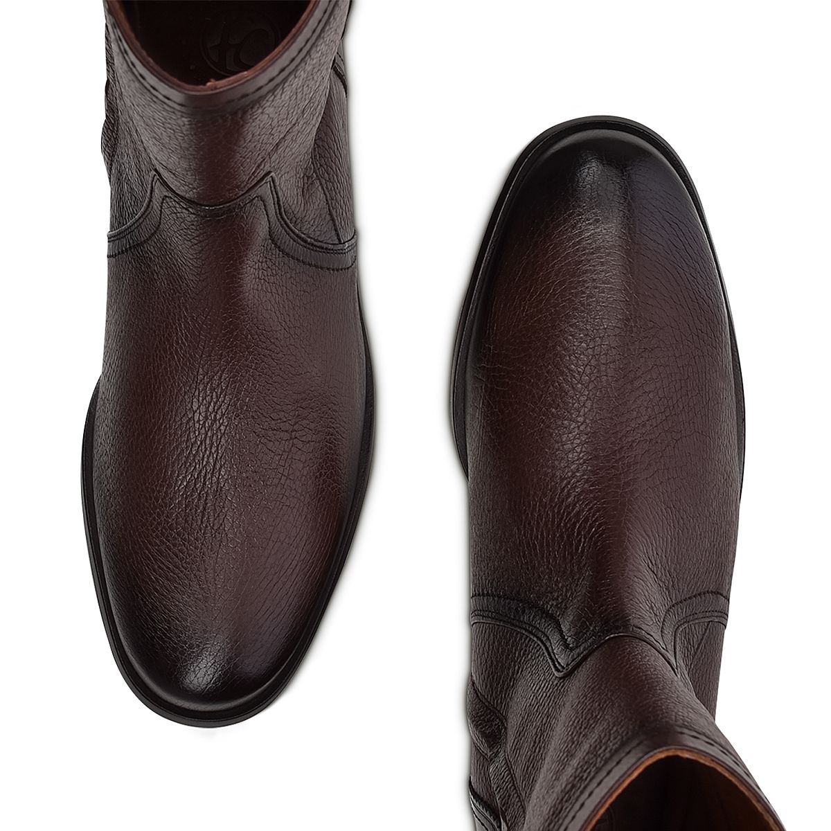1S1BSVN - Cuadra brown casual fashion calf leather ankle boots for men-FRANCO CUADRA-Kuet-Cuadra-Boots