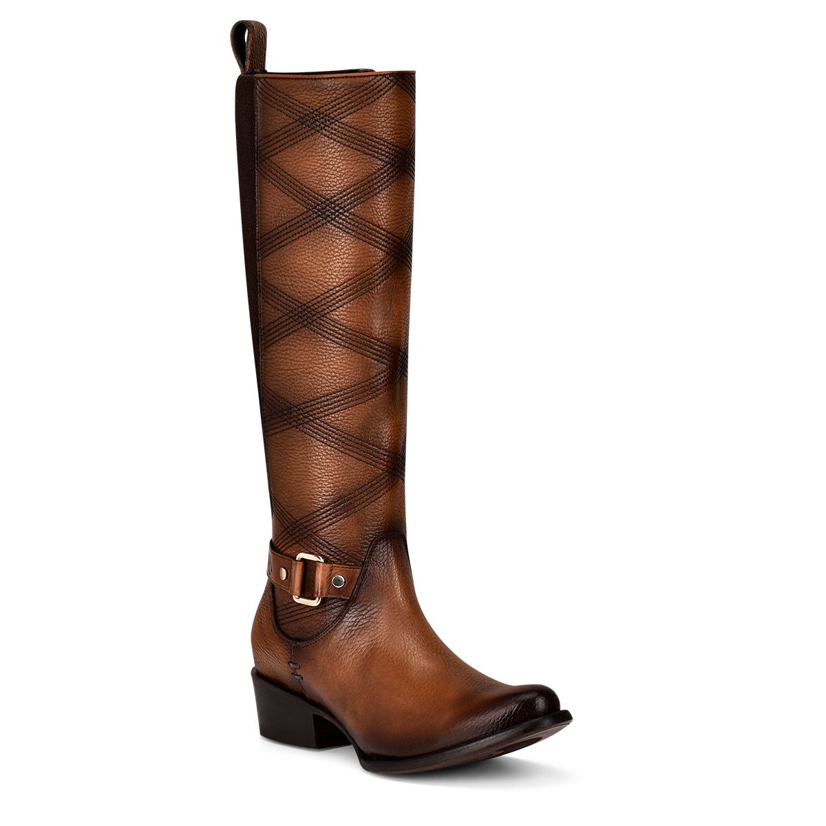 1X4ARS - Cuadra honey Paris Texas fashion leather strapped boots for women-CUADRA-Kuet-Cuadra-Boots