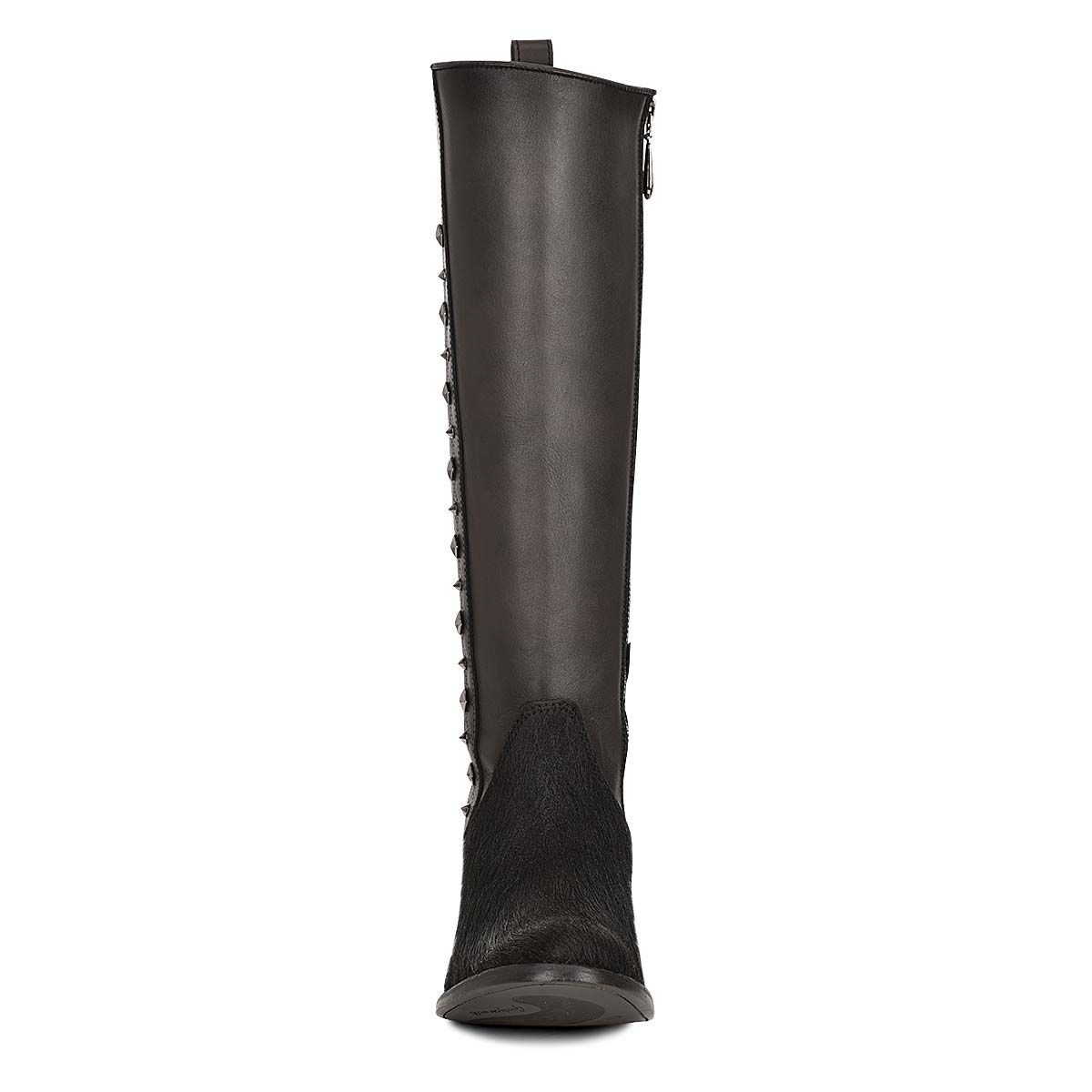 1X4FRP - Cuadra black casual fashion cowhide leather jockey boot for woman-Kuet.us