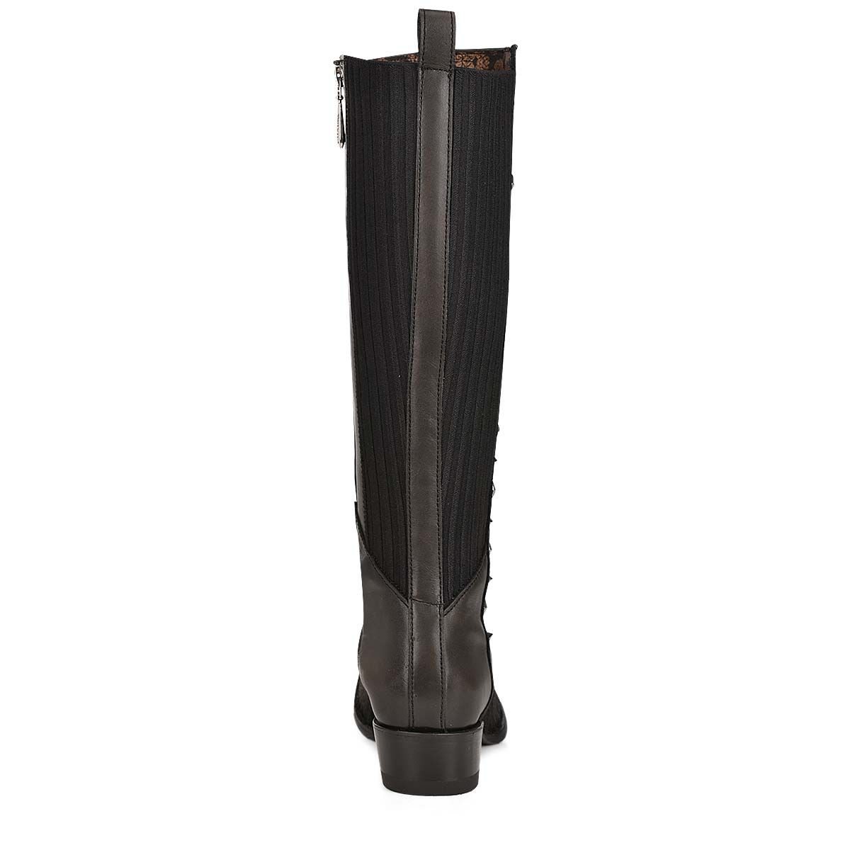 1X4FRP - Cuadra black casual fashion cowhide leather jockey boot for woman-Kuet.us