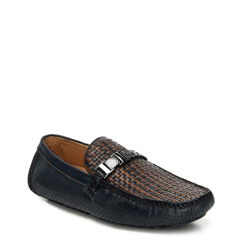 23VTEPM - Cuadra blue fashion casual leather driver shoes for men-FRANCO CUADRA-Kuet-Cuadra-Boots