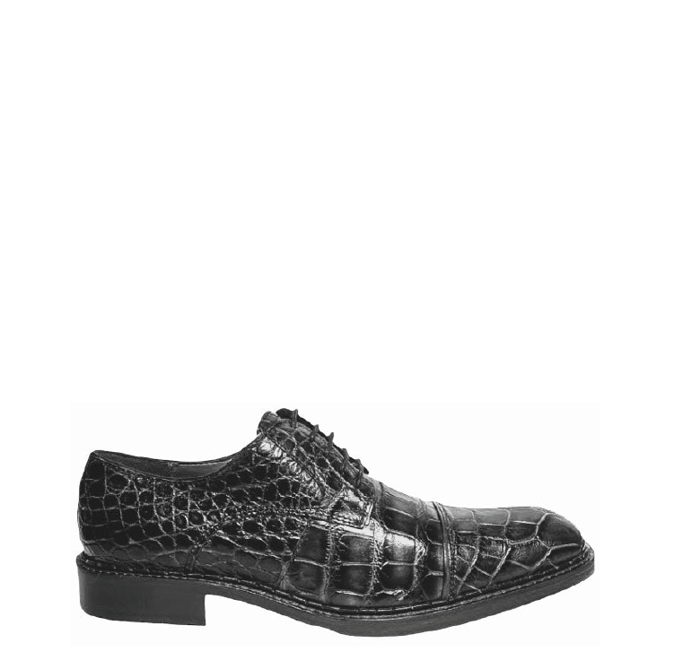 29FLPLP - Cuadra black dress classic alligator derby shoes for men-FRANCO CUADRA-Kuet-Cuadra-Boots