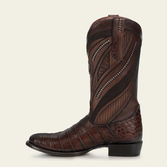 2H56AL - Cuadra honey dress cowboy alligator boots for men