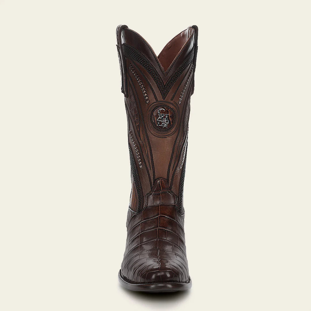 2H56AL - Cuadra honey dress cowboy alligator boots for men